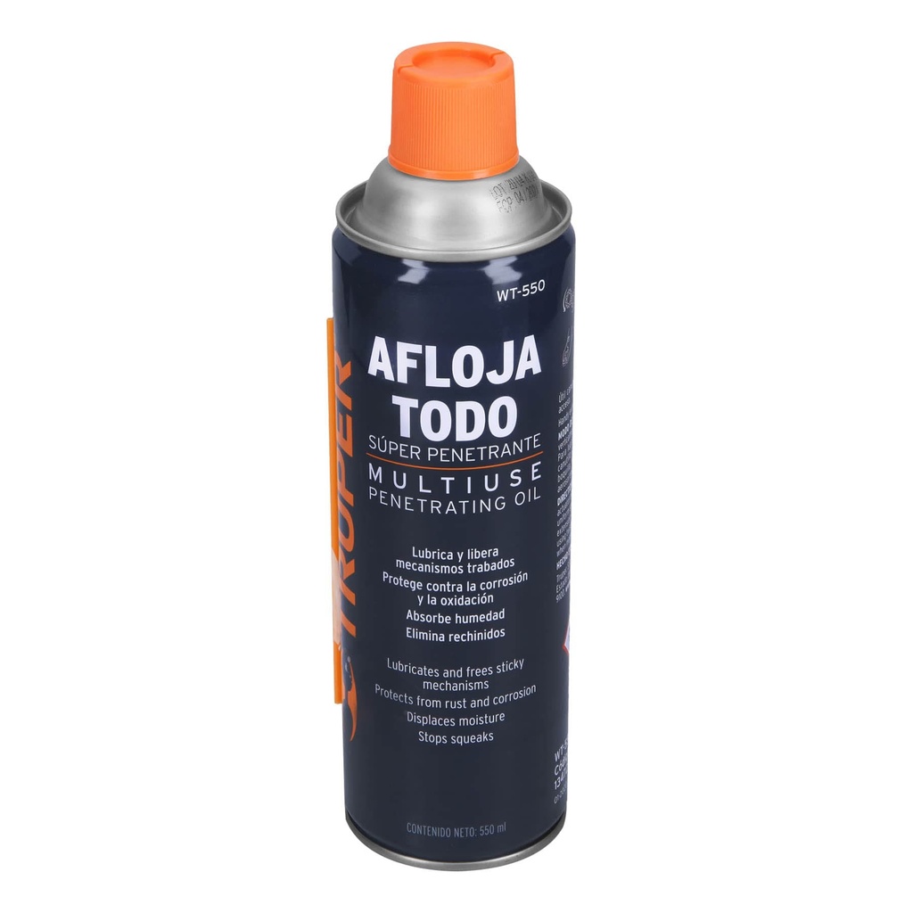 AFLOJATODO EN AEROSOL TRUPER 550 ML