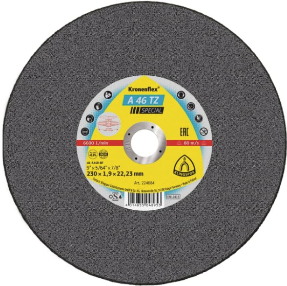DISCO CORTE METAL FINO A 46 TZ 7 KRONENFLEX