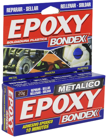 EPOXI BONDEX METALICO 20 GR