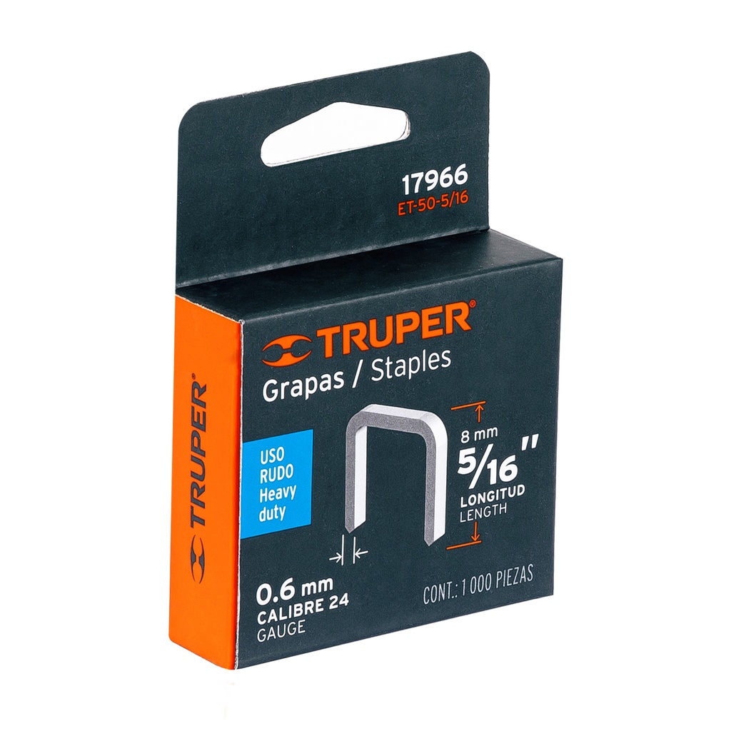 GRAPAS PARA ENGRAPADORA ET-50 5/16 TRUPER