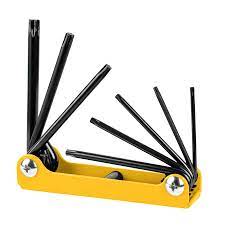 JUEGO DE LLAVE TORX TIPO NAVAJA PRETUL