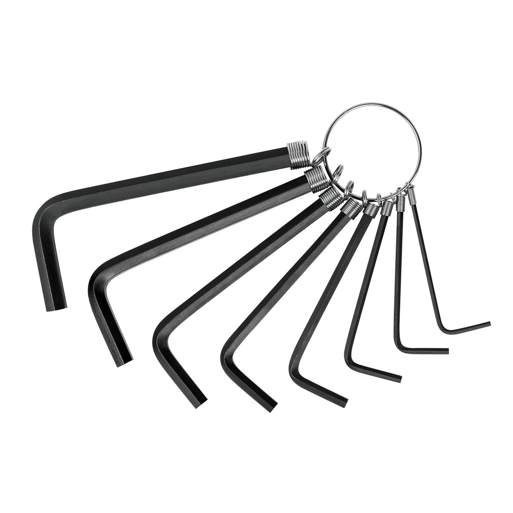 JUEGO DE LLAVES ALLEN MM T/LLAVERO 8 PZAS