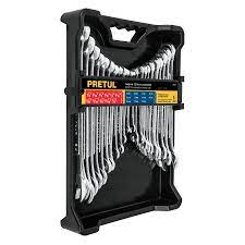 JUEGO DE LLAVES COLA CORONA 22PZS STD Y MM PRETUL