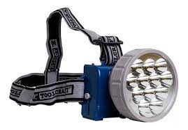 LINTERNA MINERA  RECARGABLE DE 1 SUPER LED TOOLCRAFT