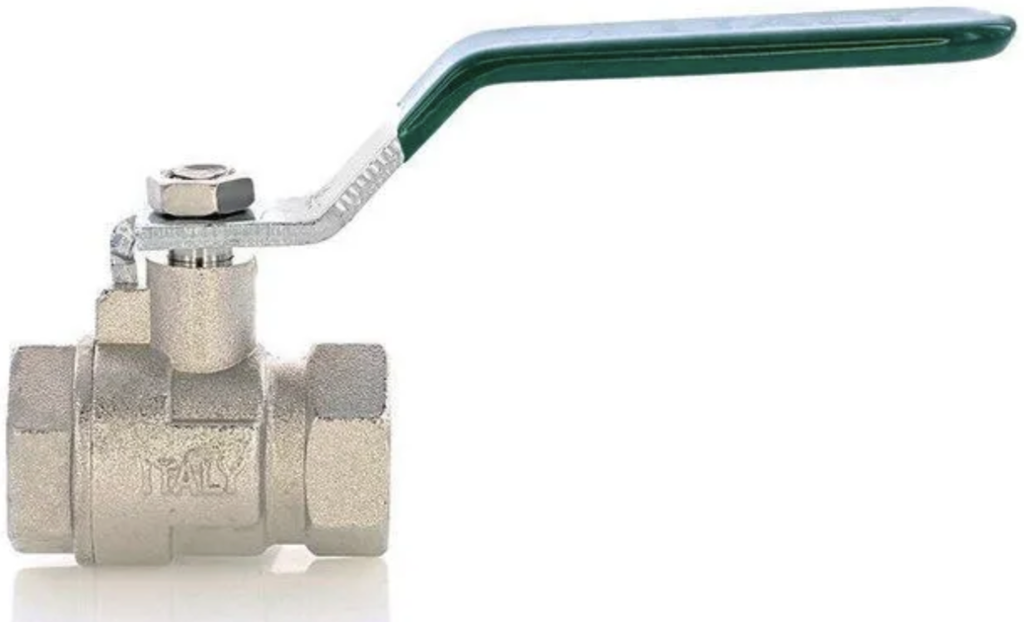 LLAVE DE PASO METAL PALANCA ZINC 3/4