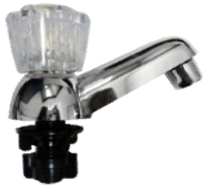 LLAVE PARA LAVAMANOS PLASTICA MANECILLA ACRILICA