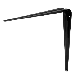 MENSULA DE ACERO NEGRA 12 X 14 PLG FIERO