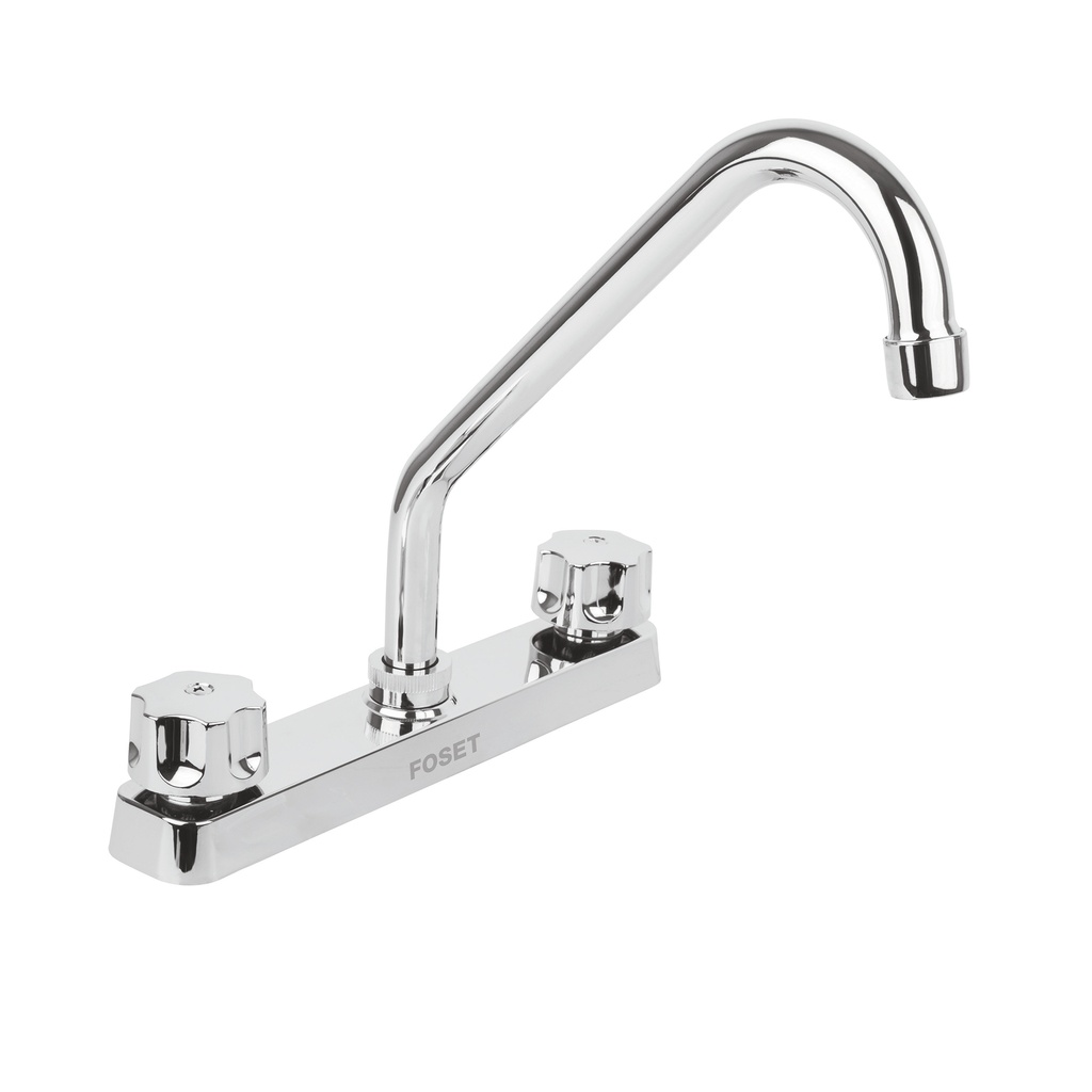 MESCLADORA PLASTICA DE 2 LLAVES P/FREGADERO C/ESTANDAR