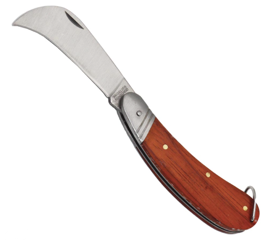 NAVAJA PARA ELECTRICISTA MANGO MADERA CAIMAN