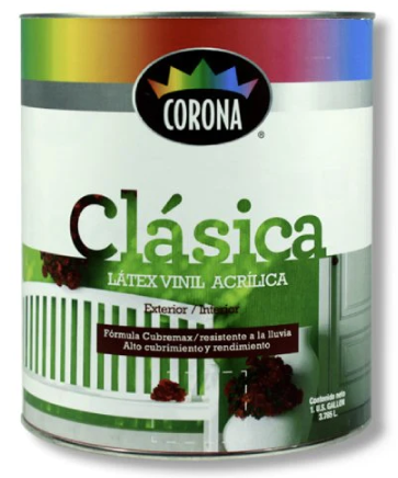 PINTURA DE AGUA CLASICA CREMA DE DURAZNO (GALON)