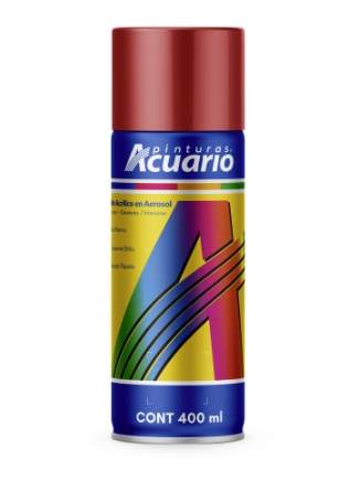PINTURA SPRAY ACUARIO ROJO BERMELLON