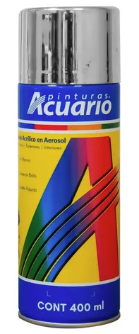 PINTURA SPRAY ACUARIO TIPO CROMO