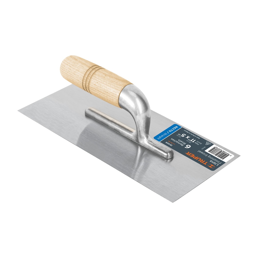 PLANCHA LISA DE 6 REMACHES MANG/MADERA TRUPER