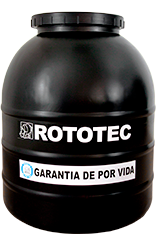 TANQUE ESPUMADO NEGRO DE 750LTS ROTOTEC