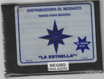 TINTE PARA MADERA DE ACEITE LA ESTRELLA NEGRO