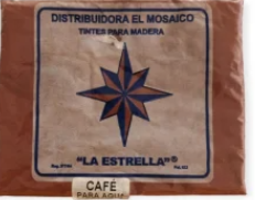 TINTE PARA MADERA DE AGUA LA ESTRELLA CAFE