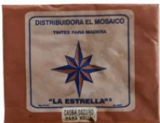 TINTE PARA MADERA DE AGUA LA ESTRELLA CAOBA OSCURO