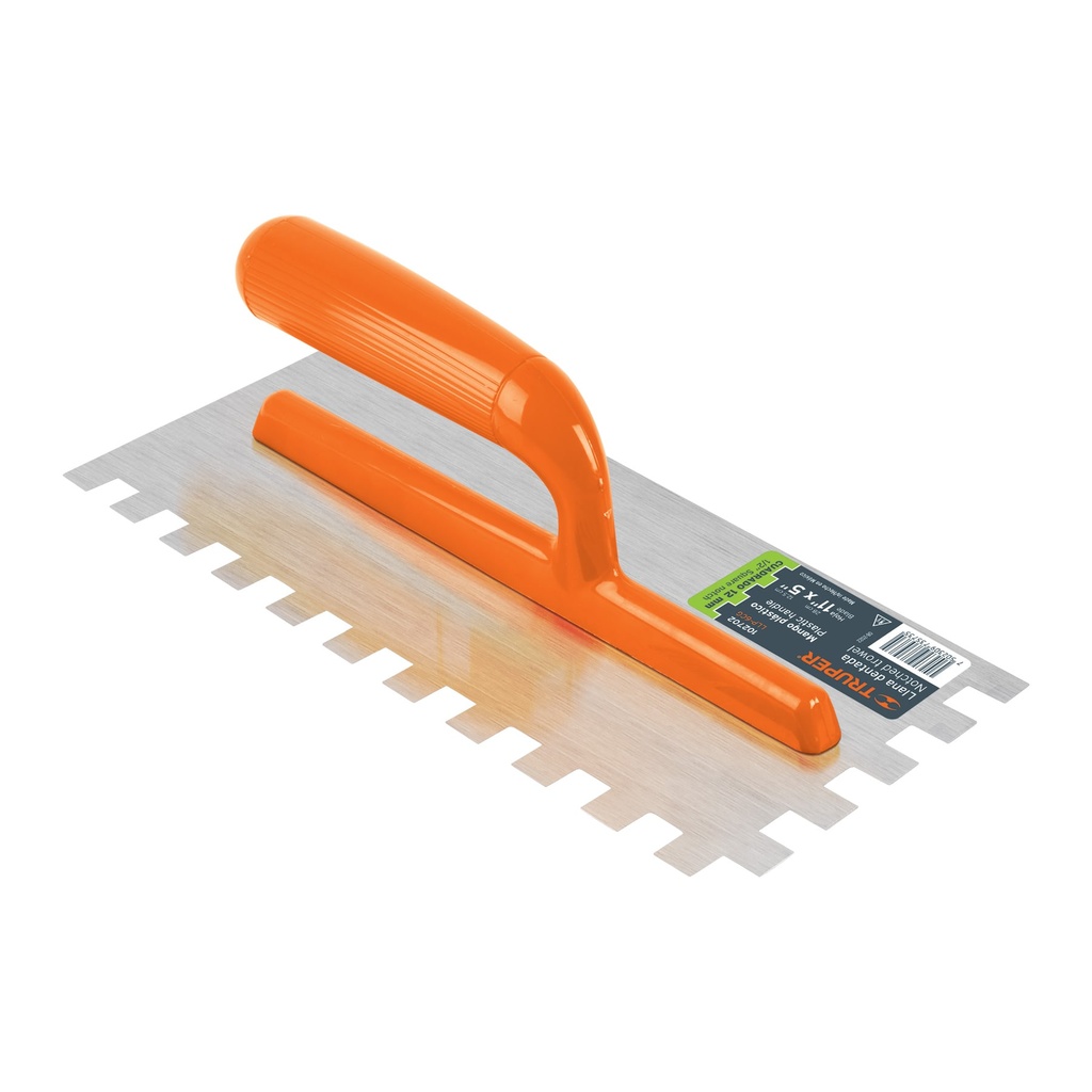PLANCHA DENTADA TRUPER MANGO PLASTICO
