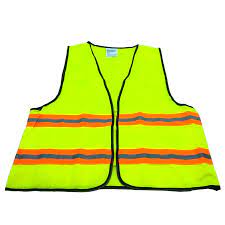 CHALECO DE SEGURIDAD CON CINTA REFLECTIVA AMARILLO TOOLCRAFT