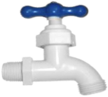 CHORRO PVC 3/4 MARIPOSA KUVAL