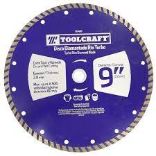 DISCO DIAMANTADO DE CORTE TURBO TOOLCRAFT 9