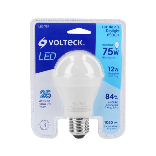 LAMPARA LED A19 12W E27 VOLTECK