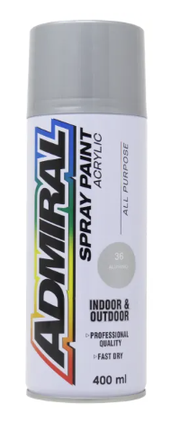 PINTURA SPRAY ADMIRAL ALUMINIO