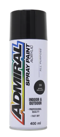 PINTURA SPRAY ADMIRAL NEGRO BRILLANTE