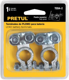 TERMINAL PLOMO P/BATERIA SUPERIOR 2 PCS