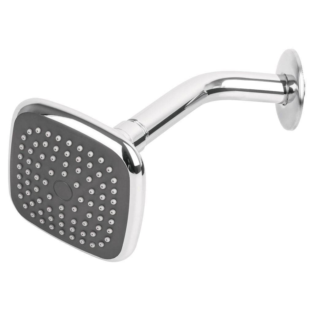 REGADERA CUADRADA CON BRAZO 4" FOSET