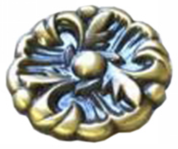 JALADOR DE BOTON BRONZE ANTIGUO 33MM