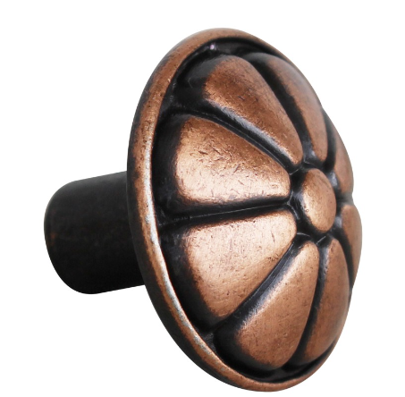 JALADOR DE BOTON COBRE ANTIGUO 36MM