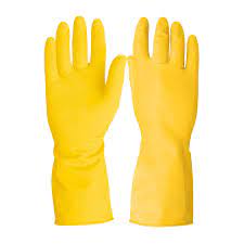 GUANTE DE HULE AMARILLO NO. 9 PRETUL