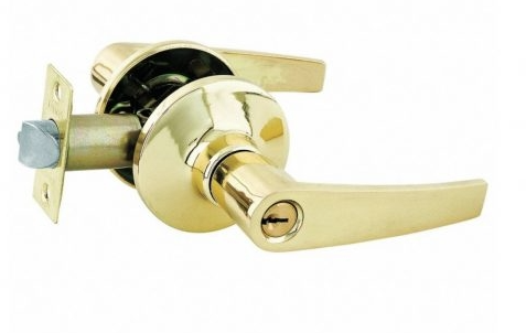 CHAPA DE MANIJA CON LLAVE JAGUAR DORADO