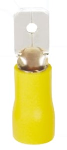 TERMINAL AMARILLO DE ESPIGA MACHO 12-10 5.5-250