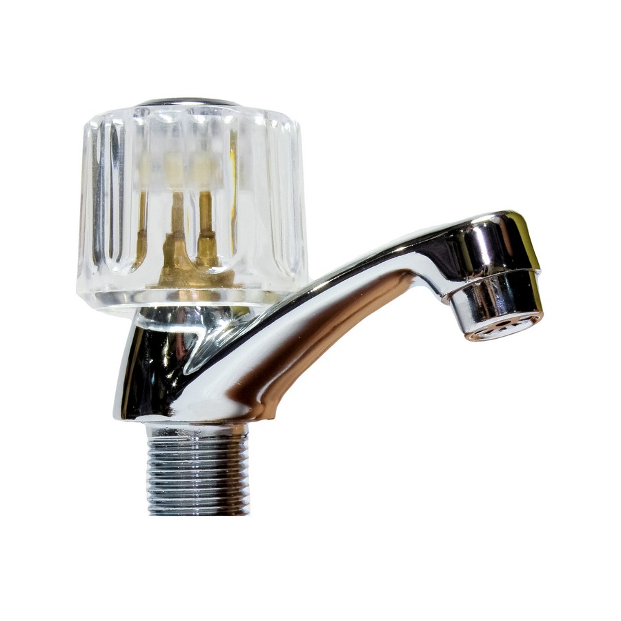 LLAVE PARA LAVAMANOS ACRILICA METALICO KUVAL