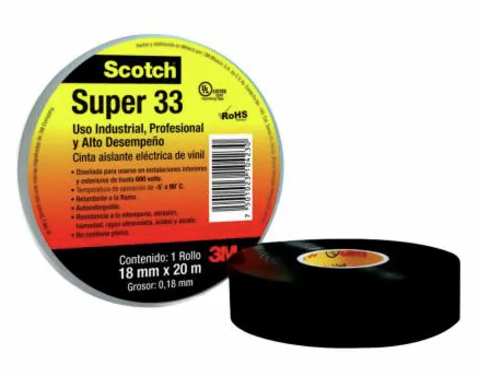 CINTA DE AISLAR SCOTCH 3M 20.1MTS