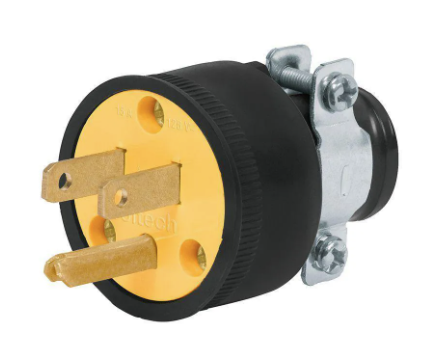 ESPIGA DE HULE 15A  3/P EAGLE