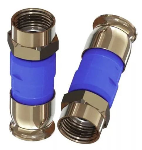 CONECTORES PARA CABLE COAXIAL DE COMPRESION RG-6