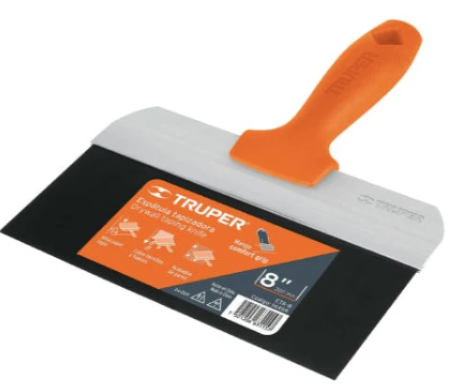 ESPATULA TAPIZADORA DE ACERO 8" TRUPER
