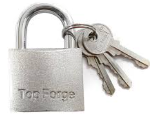 [PF0178] CANDADO GRIS GANCHO CORTO 40 MM TOPFORGE
