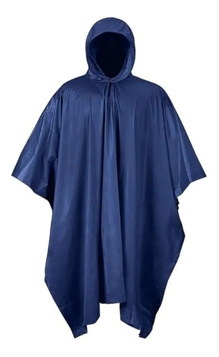 [PT1201] CAPA TIPO PONCHO PLASTICO AZUL