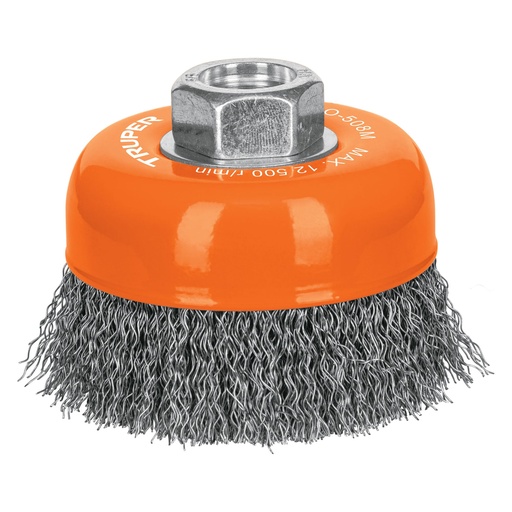[14180] CARDA DE COPA LISA 3 PLG M14 TRUPER