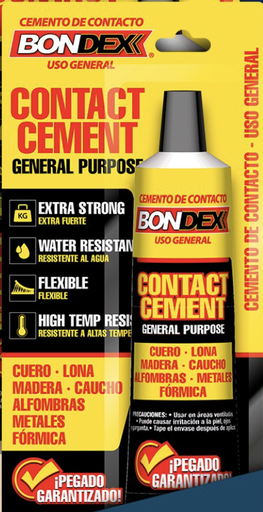 [BD16120] CEMENTO DE CONTACTO BONDEX PASTA 85GR