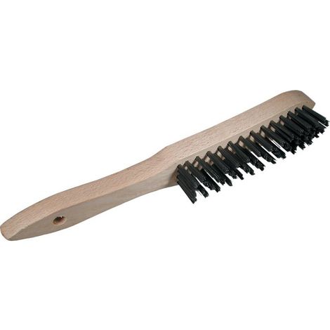 [TY0314] CEPILLO DE ALAMBRE MADERA