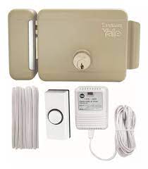 [10731] CHAPA YALE ELECTRICA KIT CON BOTON 60MM IZQUIERDA