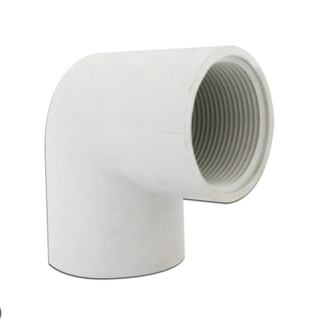 [A2183] CODO CON ROSCA 90 PVC 1 1/4