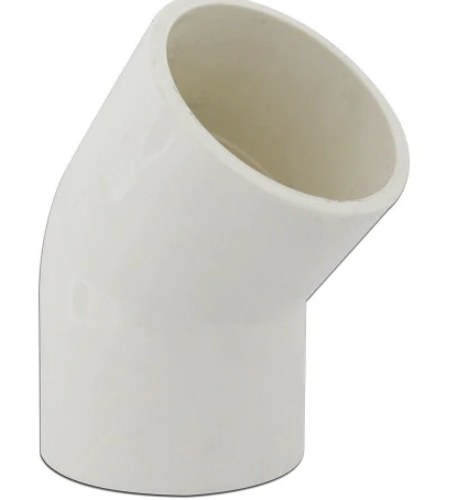 [A09CC010B] CODO LISO PVC 45° 1