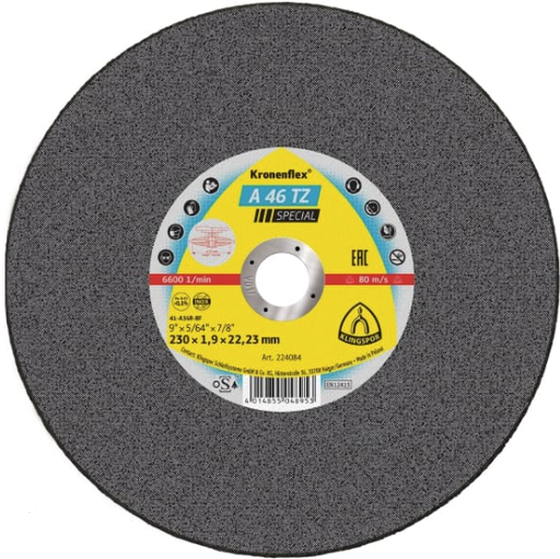 [221161] DISCO CORTE METAL FINO A 46 TZ 7 KRONENFLEX
