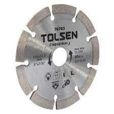 [76705] DISCO DIAMANTADO DE CORTE SEGMENTADO TOLSEN 7